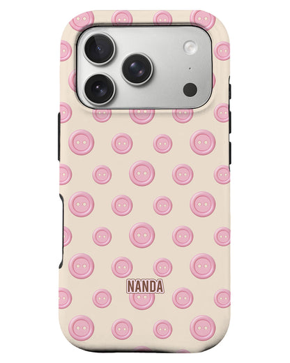 iPhone Rearguard Defender - Pink Buttons