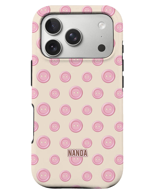 iPhone Rearguard Defender - Pink Buttons
