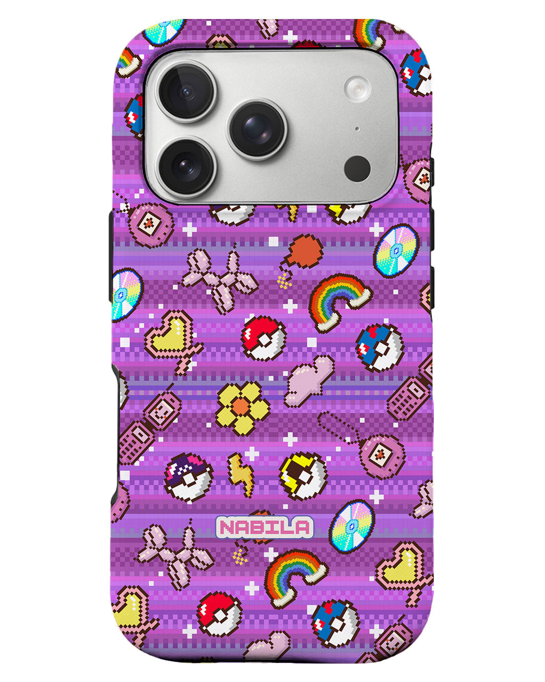 iPhone Rearguard Defender - Pink Glitch
