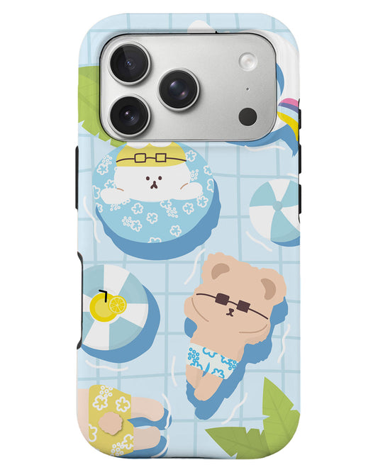 iPhone Rearguard Defender - Pool Party Blue