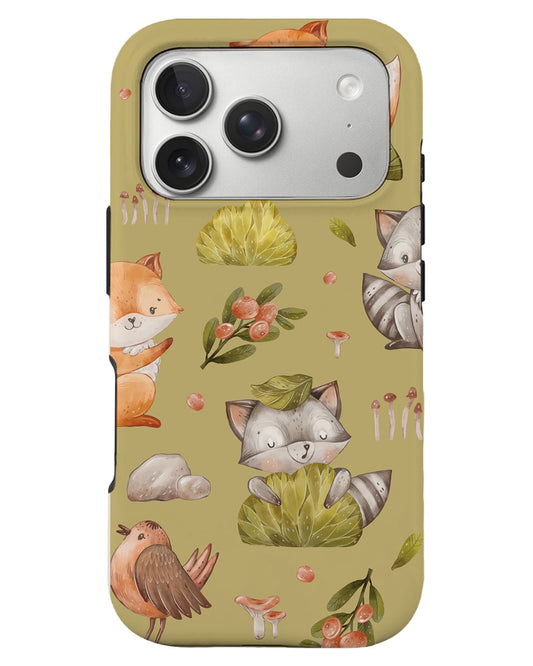 iPhone Rearguard Defender - Racoon and Friends