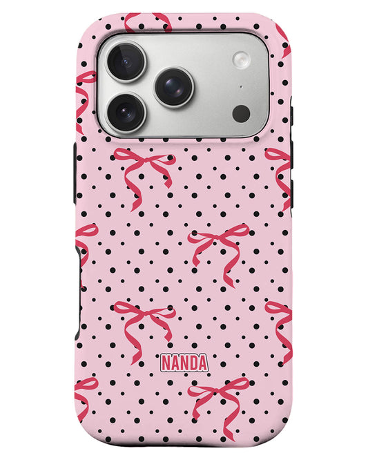 iPhone Rearguard Defender - Red Bows