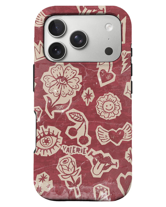iPhone Rearguard Defender - Red Fragments