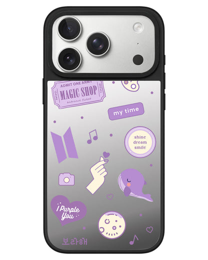 iPhone Mirror Grip - BTS Sticker Pack