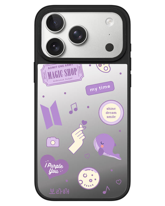 iPhone Mirror Grip - BTS Sticker Pack