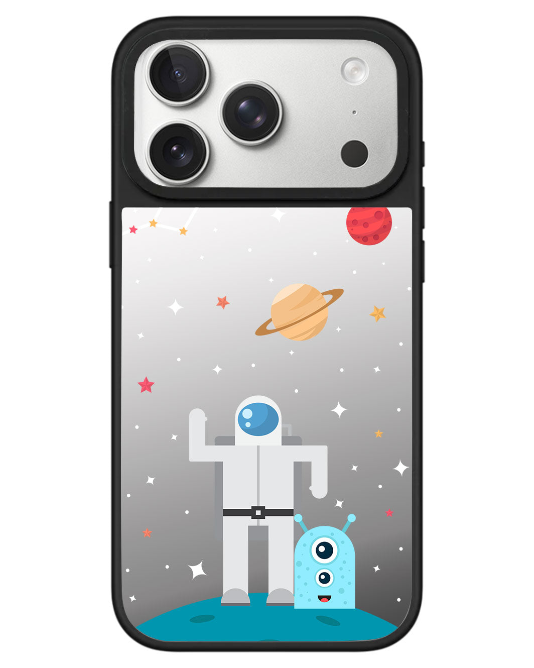 iPhone Mirror Grip - Blue Alien