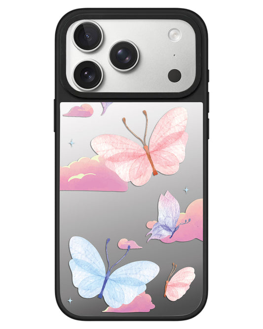 iPhone Mirror Grip - Butterfly & Clouds