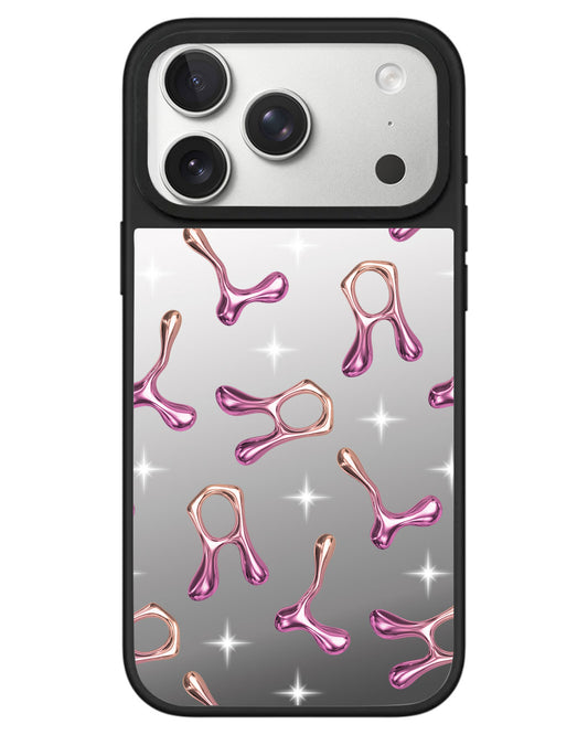 iPhone Mirror Grip - Chrome Monogram 3.0