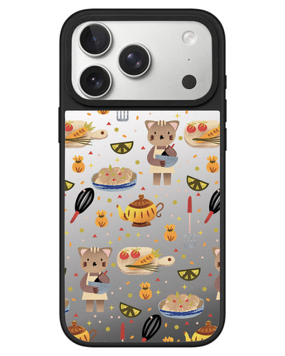 iPhone Mirror Grip - Cooking Cat