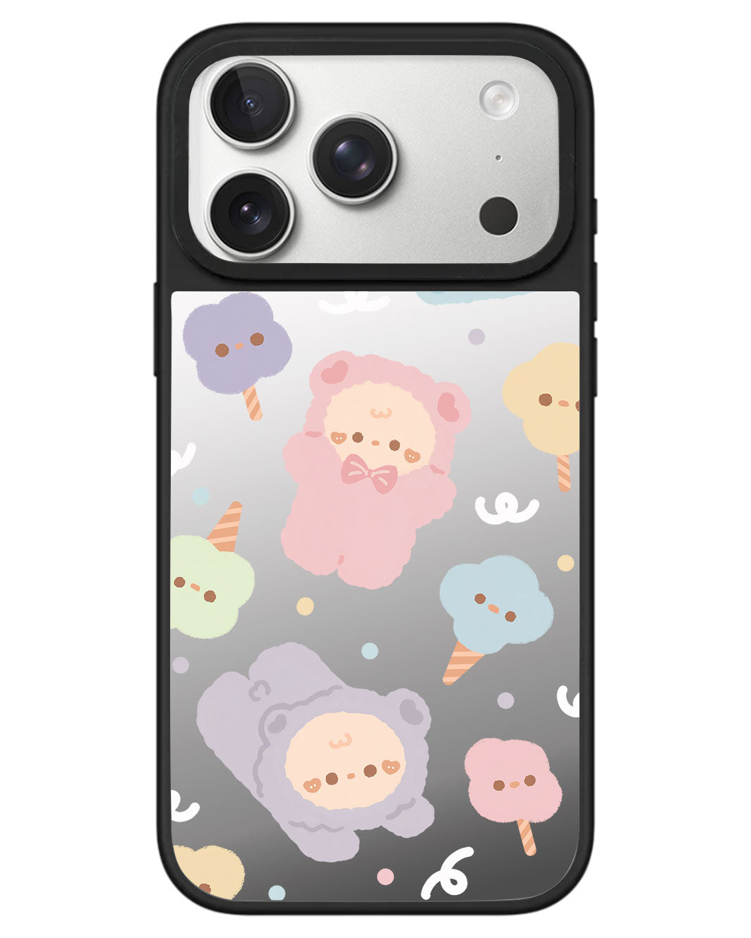 iPhone Mirror Grip - Cotton Teddy