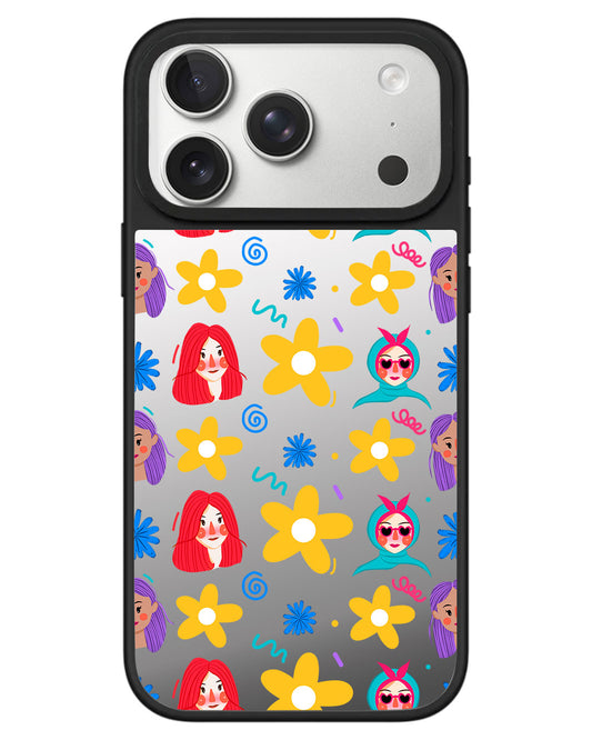 iPhone Mirror Grip - Daisy Faces