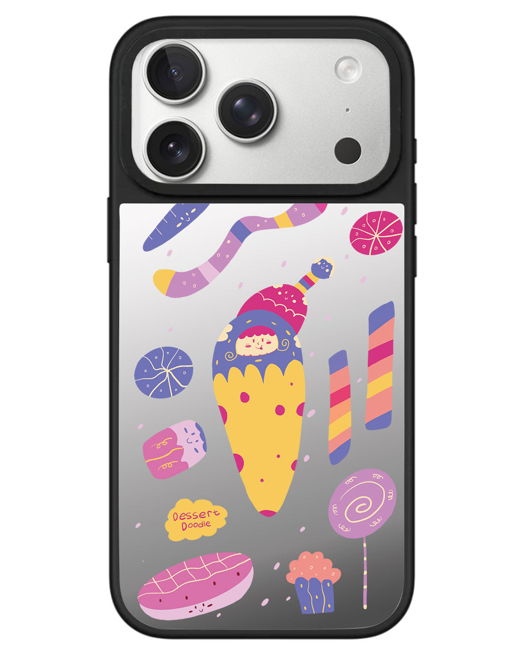 iPhone Mirror Grip - Dessert Doodle