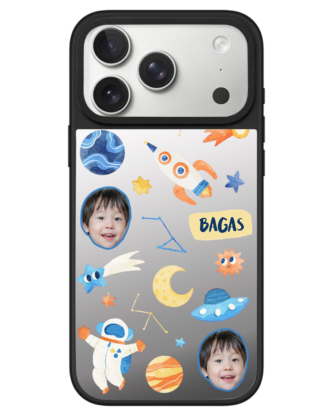 iPhone Mirror Grip - Face Grid Astronout