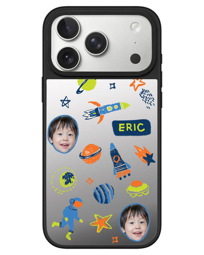 iPhone Mirror Grip - Face Grid Galaxy