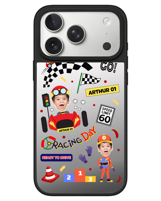 iPhone Mirror Grip - Face Grid Dream Racer
