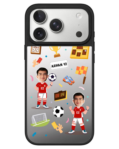 iPhone Mirror Grip - Face Grid Dream Soccer