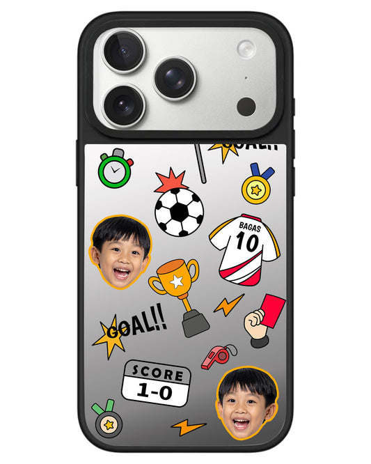 iPhone Mirror Grip - Face Grid Soccer