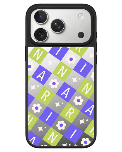 iPhone Mirror Grip - Flower Grid Monogram 5.0