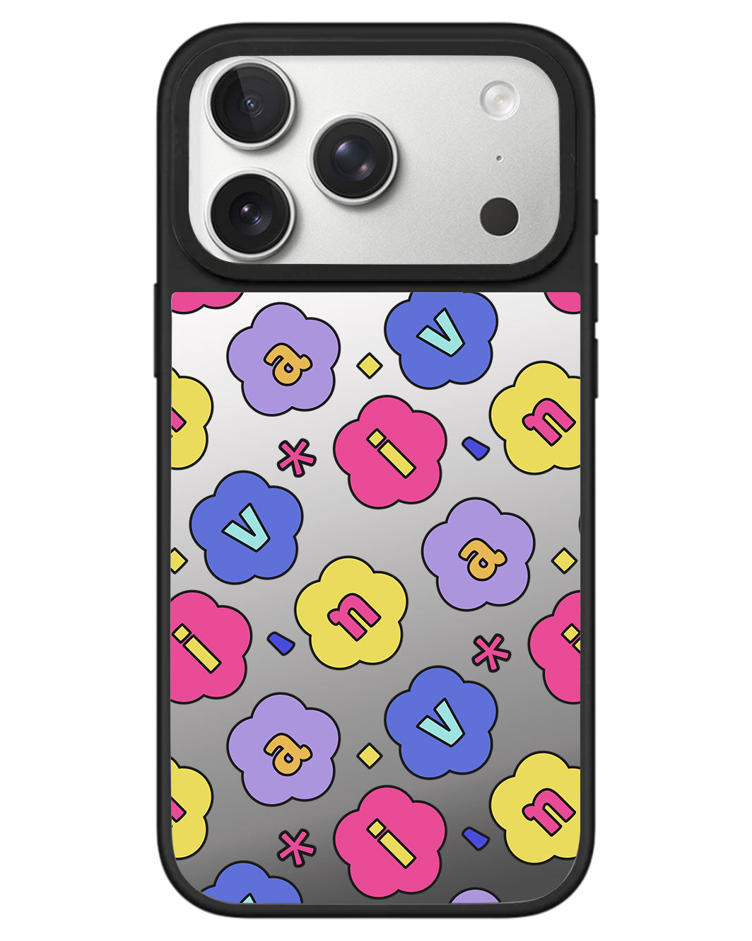 iPhone Mirror Grip - Flower Petals Monogram 2.0