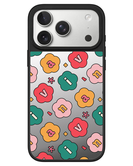 iPhone Mirror Grip - Flower Petals Monogram 3.0