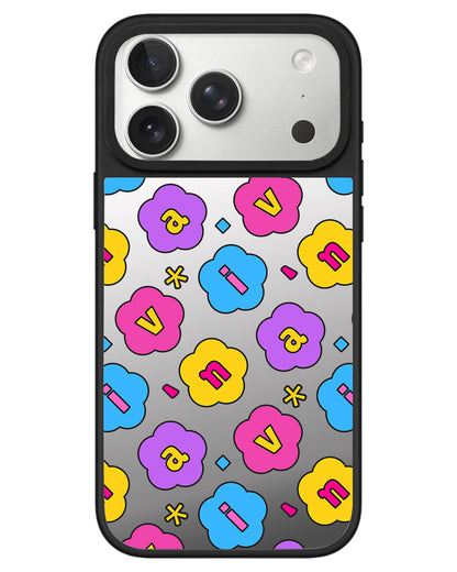iPhone Mirror Grip - Flower Petals Monogram 4.0