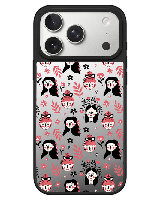 iPhone Mirror Grip - Flowery Faces