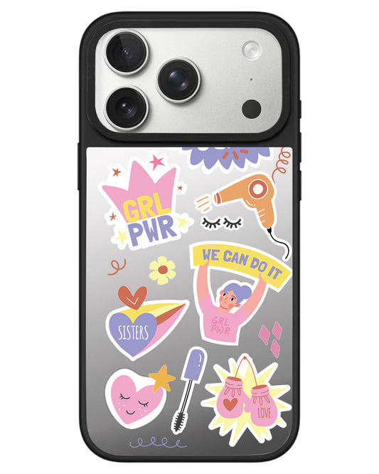 iPhone Mirror Grip - Girl Power Sticker Pack