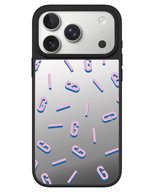 iPhone Mirror Grip - CUSTOM MONOGRAM  1.0 Cotton Candy