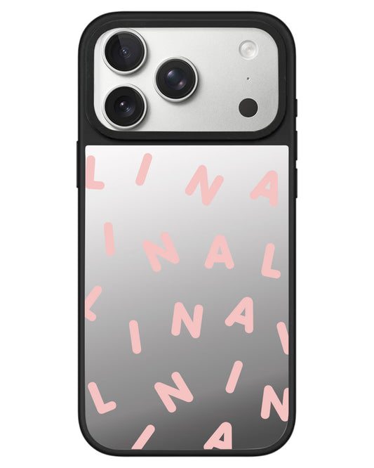 iPhone Mirror Grip - CUSTOM MONOGRAM  2.0 Rose Water