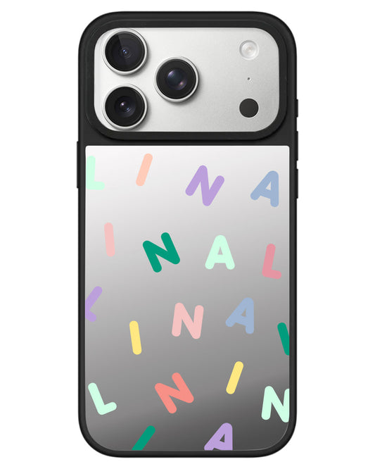 iPhone Mirror Grip - CUSTOM MONOGRAM 2.0 Rainbow