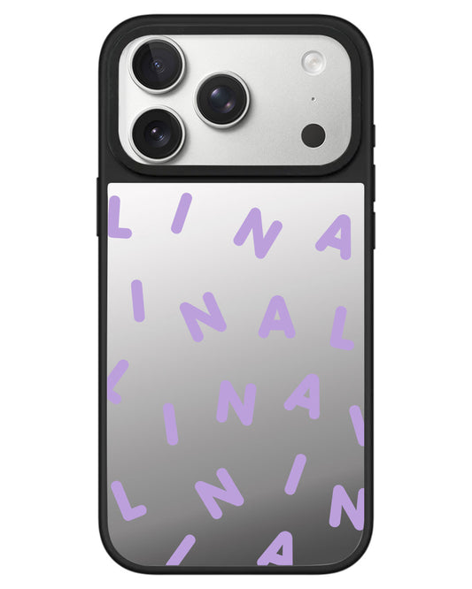 iPhone Mirror Grip - CUSTOM MONOGRAM  2.0 Lilac