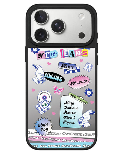 iPhone Mirror Grip - New Jeans Sticker Pack