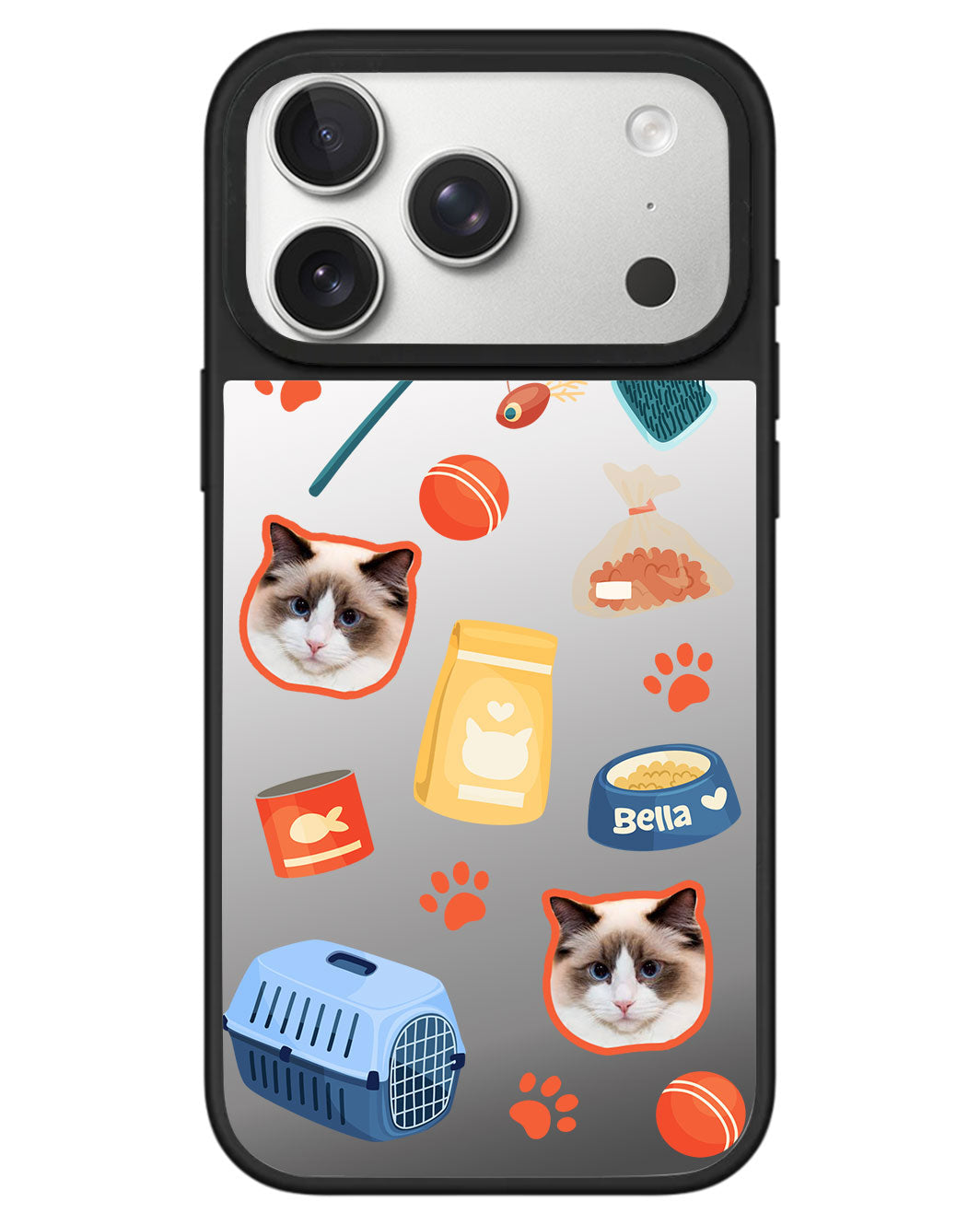 iPhone Mirror Grip - Pet Grid Kitty Adventures