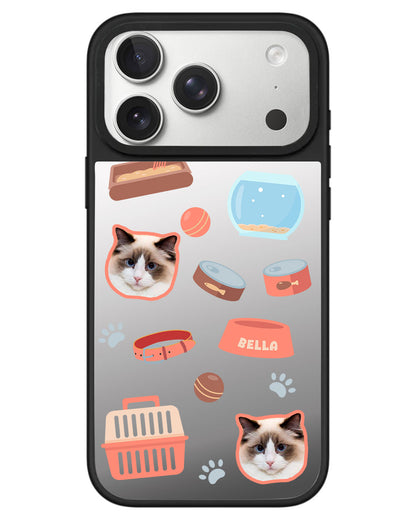 iPhone Mirror Grip - Pet Grid Kitty Cozy Corner