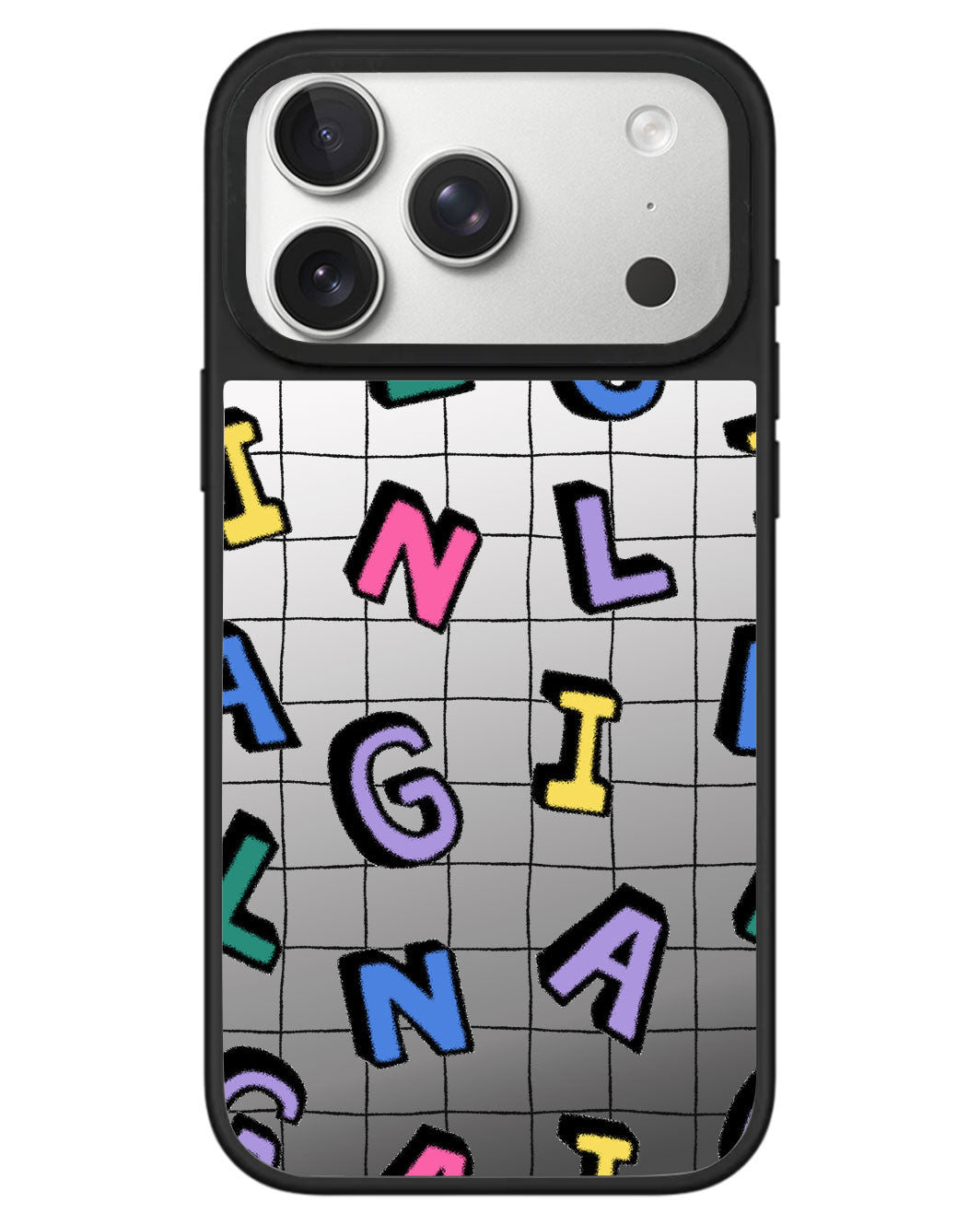 iPhone Mirror Grip - Playful Monogram 2.0