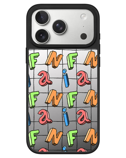 iPhone Mirror Grip - Playful Monogram