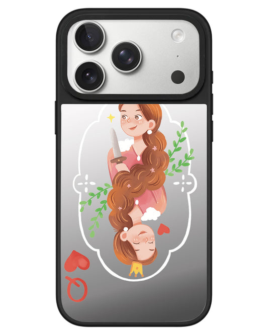 iPhone Mirror Grip - Queen (Couple Case)