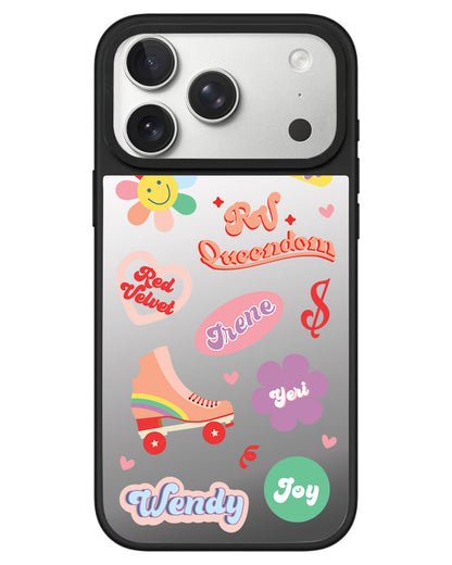 iPhone Mirror Grip - Red Velvet Sticker Pack