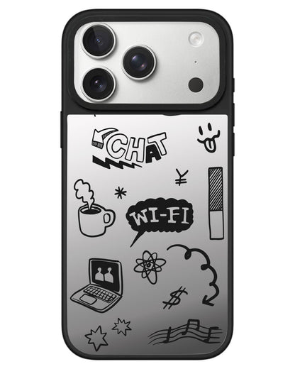 iPhone Mirror Grip - Social Black