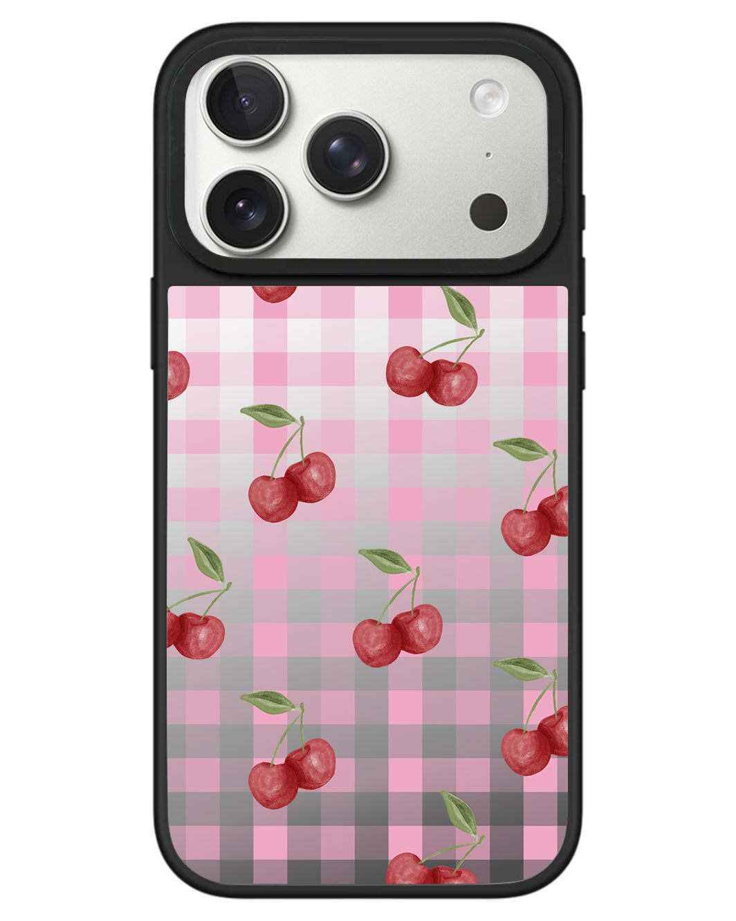 iPhone Mirror Grip - Cherry Tartan