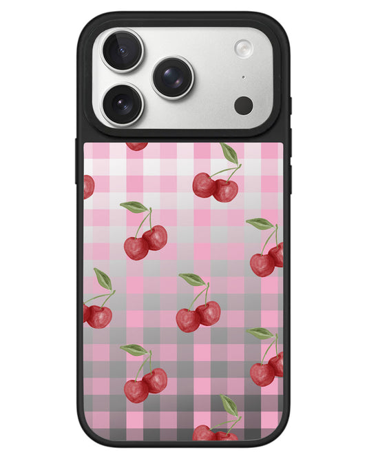 iPhone Mirror Grip - Cherry Tartan