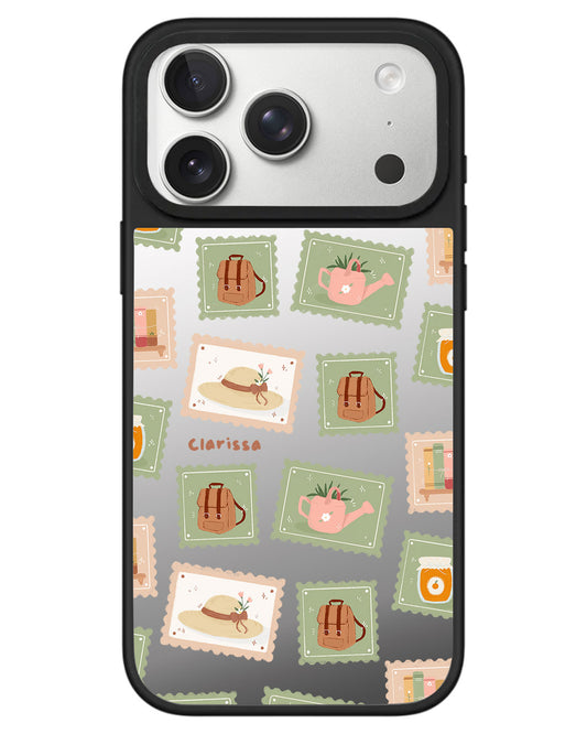 iPhone Mirror Grip - Cottagecore Stamps