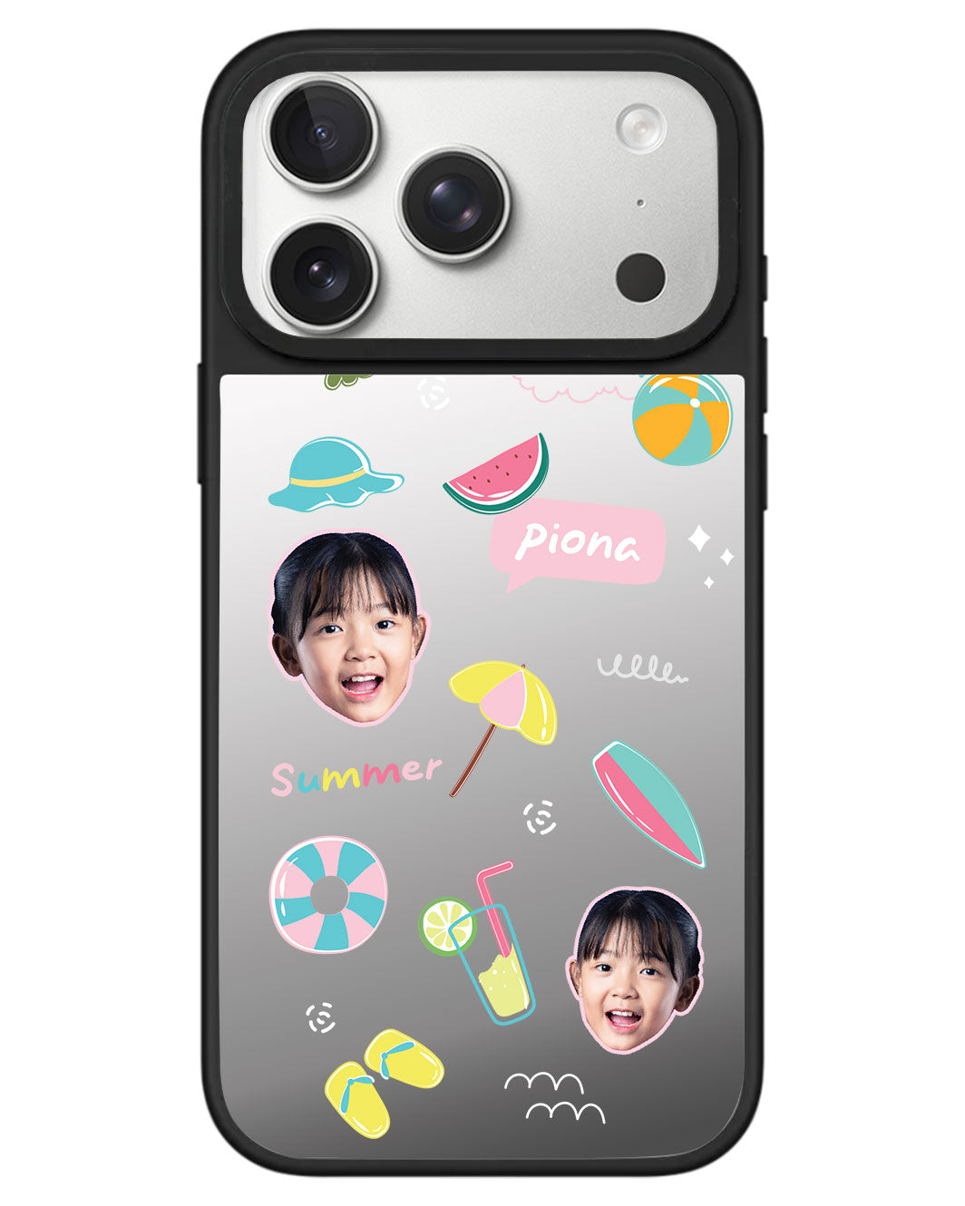 iPhone Mirror Grip - Face Grid Summer