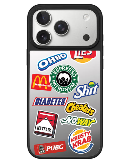 iPhone Mirror Grip - Food Parody