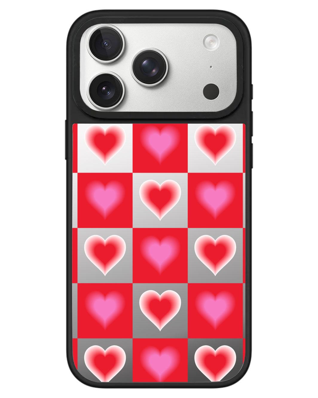 iPhone Mirror Grip - Love Checkered