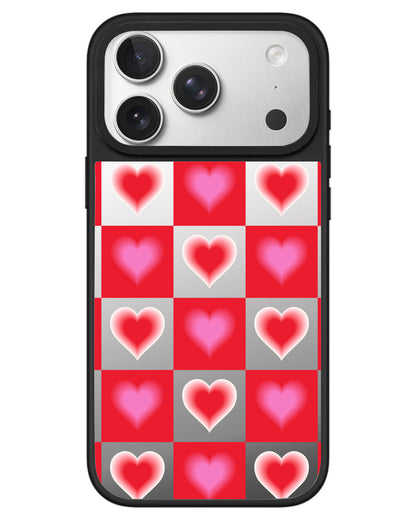 iPhone Mirror Grip - Love Checkered