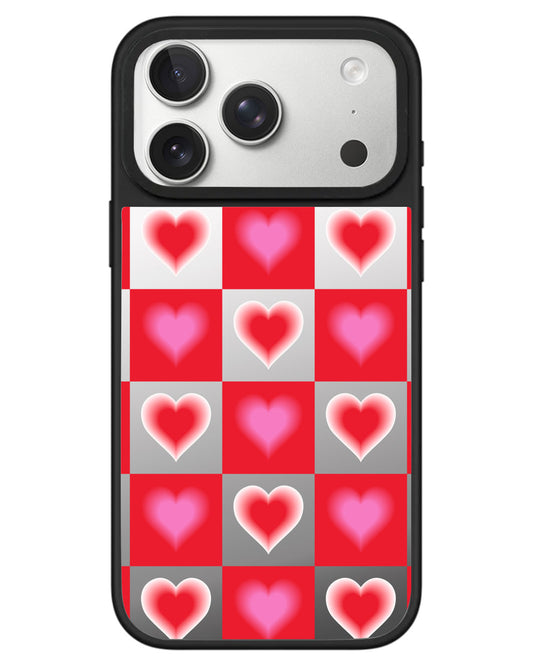 iPhone Mirror Grip - Love Checkered