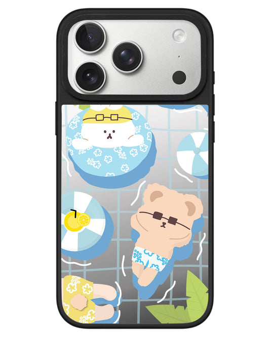iPhone Mirror Grip - Pool Party Blue