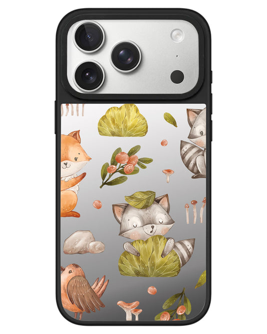 iPhone Mirror Grip - Racoon & Friends