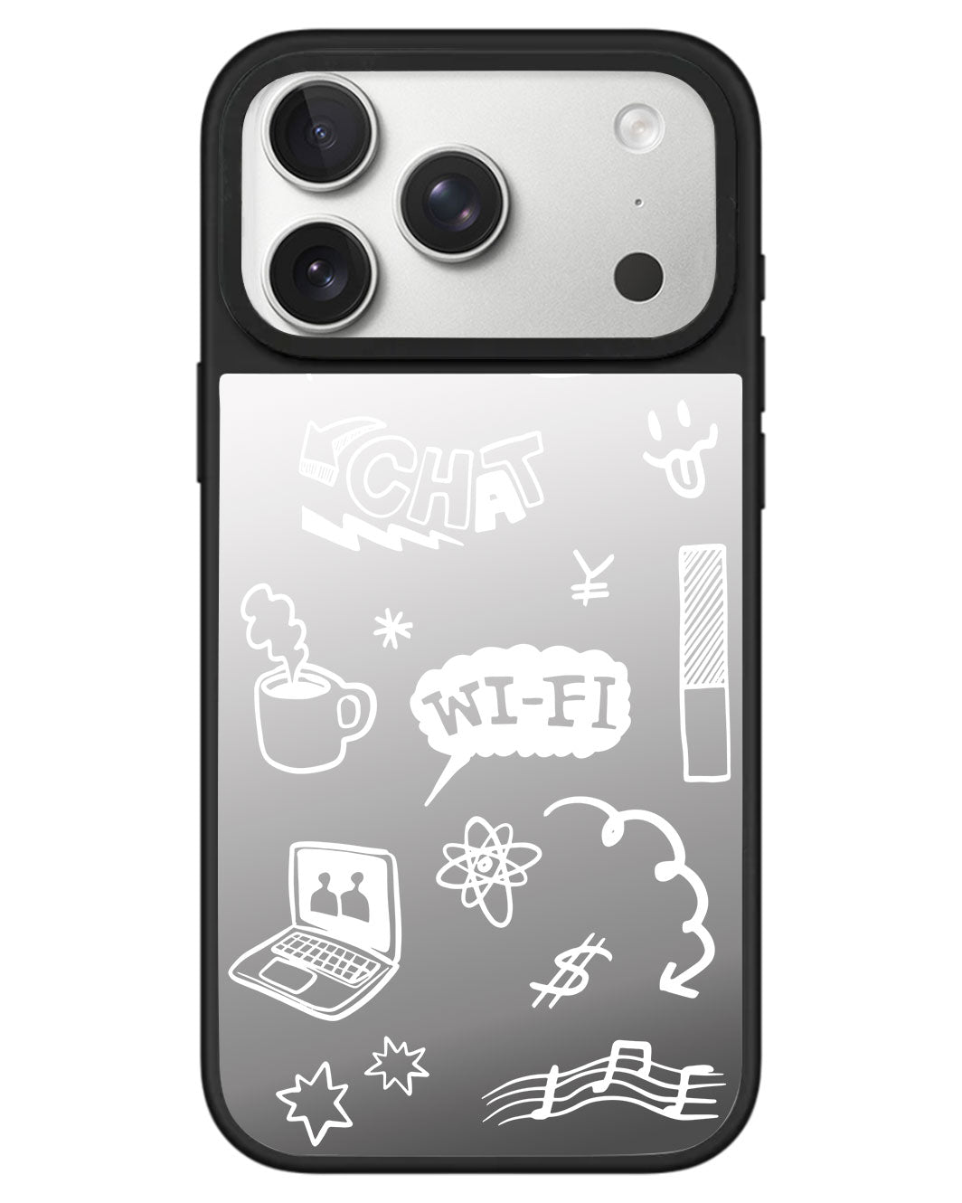 iPhone Mirror Grip - Social White